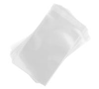 Generic 300pcs Plastic Business Card Sleeves with Secure Seal and Versatile Storage, Thick 10 Mil Self-Adhesive Plastic Label Pockets, for Photos and Trading Cards Protection