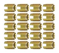 Generic 302 Auto-tapping Carbon Steel Sipping Insert, Sustainable Screw Thread Repair Insert for the Automotive Industry, 20pcs Interior M2 * 0.4 M4.5 Exterior * 0.5 Accessories (#7)