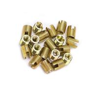 Generic 302 Auto-tapping Carbon Steel Sipping Insert, Sustainable Screw Thread Repair Insert for the Automotive Industry, 20pcs Interior M2 * 0.4 M4.5 Exterior * 0.5 Accessories (#1)