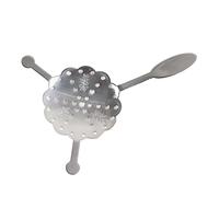 Generic 304 Stainless Steel Absinthe Spoon Drinking Filter Wormwood Spoon Unique Design for Cocktail Bar Use Durable Anti-Rust Material (Plum Absinth)
