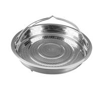 Generic 304 Stainless Steel Food Steam Basket with Foldable Handle, Ideal for Steaming Vegetables, Pressure Pot (L)