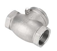 Generic 304 Stainless Steel One Way Swing Check Valve DN32 for Water Oil Air with Excellent Sealing Capability