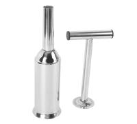 Generic 304 Stainless Steel Sausage Stuffer, Manual Sausage Making Tool, Non Rusting One Piece Set with Small Size, Ideal for Home Kitchen (L(13x7x2.6cm/5.1x2.8x1in))