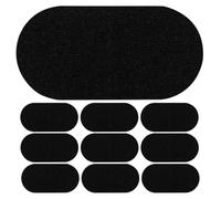 Generic 30pcs Black Fabric Mouth Tape for Sleep Snore Reduction with Strong Adhesion, Comfortable and Portable Sleeping Strips for Adults to Nasal Breathing and Reduce Mouth Breathing