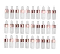 Generic 30Pcs Clear Essential Oil Dropper Bottles with Caps Leak and Refillable for Perfumes Aromatherapy and Travel Use