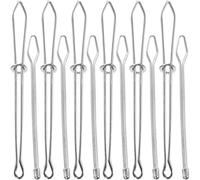 Generic 30pcs Drawstring Threader Tool Set with Elastic Clips, Metal Bodkin Threader for Sewing and Crafting, Waistband Rope Threading Device for Sweatpants, Jackets, and Embroidery