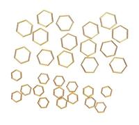 Generic 30pcs Knitting Stitch Markers Crochet Stitch Markers Knitting for Craft Jewelry Gold with Fade Zinc Alloy Plating
