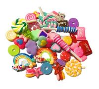Generic 30Pcs Multicolor Solid Slime Charms Set DIY Scrapbooking Crafts for Ornament Scrapbooking