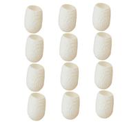 Generic 30pcs Natural Silkworm Facial Cleaning Balls for Blackhead Removal Exfoliating Face Care White Silkworm Silk Skin Cleaner
