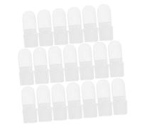 Generic 30Pcs Transparent Nail Polish Protector Covers Manicure Nail Art Tools Prevent Scratches Lightweight Portable for Salon and Home Use