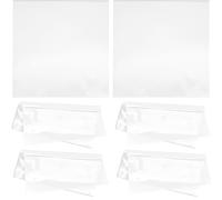 Generic 30pcs Vinyl Record Protector Outer Sleeves Self Adhesive Plastic Album Covers Protect from Fingerprints and Mud for Vinyl Record Lovers