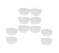 Generic 30Pcs White Semi- PVC Face Mask Mixing Bowls Small Prep Measuring Anti-Drop Bowls for Home Facial Spa DIY Beauty Use