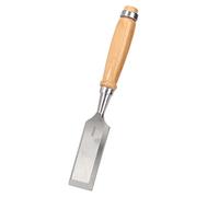 Generic 31 * 7 * 4 Hand Flat Chisel Wooden Chisel Wide Wooden Flat Woodworking Tool Wood Handle Hardware Tools Indus L Ac Ry Cr V 38mm
