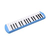 Generic 32 Keys Melodica Compact and Portable Musical Education Instrument for All Ages, Blue/Pink/Black (Blue)