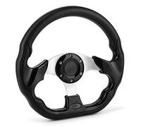 Generic 320mm Racing Car Steering Wheel Glossy Black Lightweight for Drifting and Sports Use