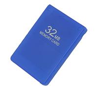 Generic 32MB Game Console Memory Card High Speed FMCB1.966 for, Portable External Gaming Data Card, Easy To Use, 1 Pack (Blue)