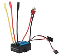 Generic 35A Small Brushless Electronic Speed Controller ESC for 1/16 RC Car with Powerful Braking, Simple Operation (Blue)