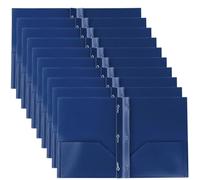 Generic 36 Piece Report Covers Set with 3-Prong Fasteners, Pp Plastic Document Folders for Standard Letter Paper, Various Dividers, Solid, Splash-Resistant, Excellent for Office, School