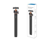 Generic 360 Ball Head Camera Tripod, Lightweight Extendable Aluminum Alloy Selfie Stick with Lever Locks and Cold Shoe Mount, for DSLR SLR Action Camera Webcam Mobile Phone