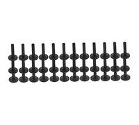 Generic 36pcs Flanged Cymbal Sleeves for Drum Kit Easy to Install Replacement Accessories for Percussion and Drumming Enthusiasts
