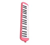 Generic 37 Key Melodica Convenient Wind Instrument with Built-in Keyboard Blue/pink/black Suitable for Beginner Learner Practice Resin (Pink)