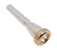 Generic 3C 3B 2C 2B Trumpet Mouthpiece Set with Polished Metal Finish for Rich Sound Performance, 7 Pieces for Musicians