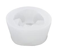Generic 3D Angel Resin Mold Easy to Demold Reusable Silicone for DIY Home Decoration and Candle Making (Angel Holding face with one Hand)