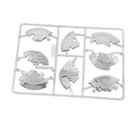 Generic 3D Crystal Puzzle 40 Pcs DIY Translucent Saturn Model Building Kit for Adults Teens with Display Stand for Home Office Decor Gift (Gray)