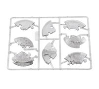Generic 3D Crystal Puzzle Blocks for Saturn-Shaped Toys, Fun and Challenging DIY Puzzle for Kids and Adults, Translucent Crystal Material, 40 Small Pieces (Gray)