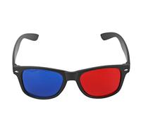 Generic 3D Glasses Easy Wearing Red Blue Glasses for Movie Games, Lightweight PC Resin Material