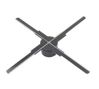 Generic 3D Hologram Fan High Resolution 512 LED Beads Advertising Display for Party Bar, WiFi Control for Systems (GB Plug)