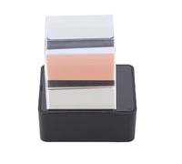 Generic 3D LED Holographic Crystal Cube Vivid Photo Display Clock for Desk Home Decoration with GIF Library for Adults ABS Black Base