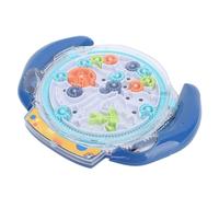 Generic 3D Maze Puzzle Educational Brain Teaser Game for Kids, Gear Control Fine Motor Skills Toy for Training, Plastic Maze Ball Puzzle for Cognitive Development and Hand Eye Coordination, for (Blue)