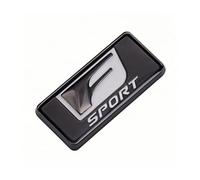 Generic 3D Metal F SPORT Car Decals Emblem Side Badge Rear Trunk Sticker Accessories(Grey)