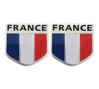 Generic 3D Metal France Flag Car Sticker Decals, Aluminum, Car, Motorcycle, Truck, Bus, Style2