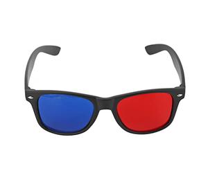 Generic 3D Movie Glasses Comfortable and Lightweight for Game Lovers Premium Resin Lens Black Frame 1 Pair for Enjoyment