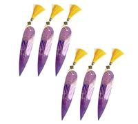 Generic 3D Printed Throwing Darts Props Set, 15.9 cm Purple Cosplay Accessories, Set of 3, Movie Collection Toys (6pcs colorful)