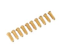 Generic 3D Printer Brass Nozzle, Hotand Nond Kit of Extrusora Without Obstruction of 10 Bright Pieces for Industrial Use (0.2mm)