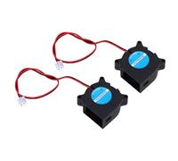 Generic 3D Printer Brushless Cooling Blower Fan Efficient for Extruder Hotend 2PCS 40x20mm Dual Ball Bearing PC Box/Cover for Ender 3 ABS