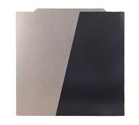 Generic 3D Printer Build Plate, 320x310mm Double Sided Textured PEI + Smooth PET Spring Steel Sheet Print Bed Plate, 3D Printer Bed Platform for CR 10 10S 10S Pro 10V2 10V3