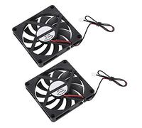 Generic 3D Printer Cooling Fan High Speed 12V 6000RPM for Low Noise Working Environment ABS Construction, 2 Pieces