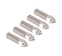 Generic 3D Printer High Speed Bimetal MY Nozzles for K1 K1 MAX 5pcs Hardened Steel Support Print Carbon Fiber Material for DIY Enthusiasts (0.6mm)