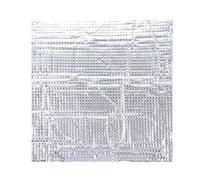 Generic 3D Printer Lightweight Silver 300x300x10mm Insulation Cotton with Self-Adhesive Backing Heated Bed Insulation Mat Sound Absorption and Low Thermal for Silicone Hot Bed Bottom
