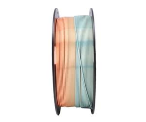 Generic 3D Printer PLA Filament Aesthetic Gradient Multicolor Gradient Silky 1KG Suitable for Handcrafts 1.75mm Fit for Bambu 3D Printing (Silky Candy Color)