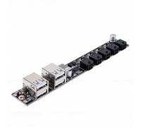 Generic 3D Printer Power Expansion Module Reliable Replacement for Bambu Lab P1S P1P X1C A1 with 4 USB Type A Female and MX3.0 Connector Ports