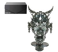 Generic 3D Puzzles for Adults, Japanese Ghast Mask Hannya 3D Metal Puzzle, DIY Stream Punk Assembly Model Kit, Desk Decor and Gifts for Adults (950+PCS)