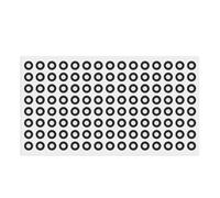 Generic 3D Scanner Reflective Markers High Brightness Tear Resistant Positioning Tracking Points for 3D Scanning Reverse Engineering PET Material 3mm Inner 6mm Outer Diameter 2400pcs