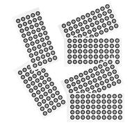 Generic 3D Scanning Marker Point Wear-Resistant Reflective Film Dots 50 Points Per Sheet Pack of 5 for Tear-Resistant Surface Scanning