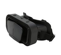 Generic 3D VR Virtual Reality Headset Great and Support Myopia for Mobile Phone Movies Video Games, Elastic Headwear Applicable for Family Friends ABS Black