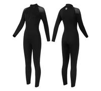 Generic 3MM Womens Wetsuit Thickened Warm Full Body Surfing Diving Suit for Snorkeling Winter Swimming (Black M)